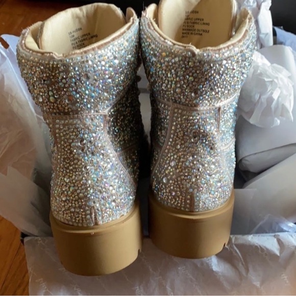 Betsey Johnson Rinestone Boots - Picture 2 of 5